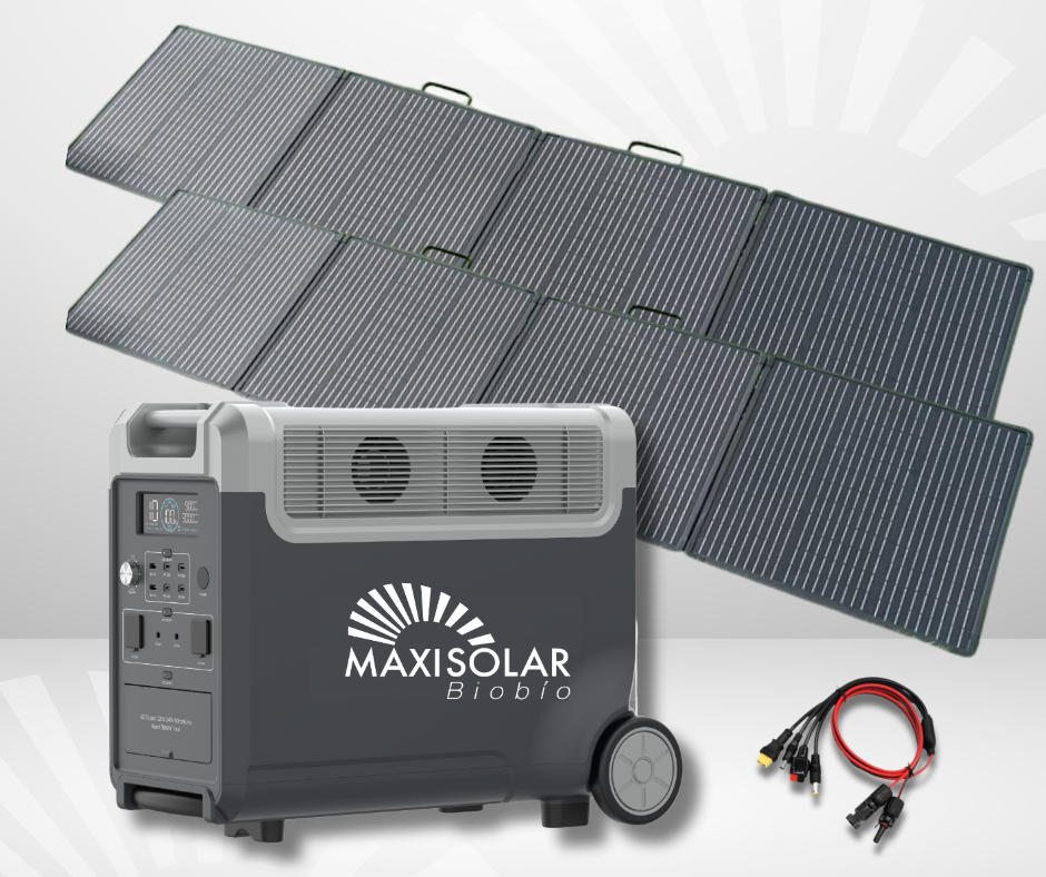 GENERADOR SOLAR PORTATIL 2400W